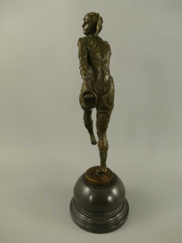 [LA-86239] Bronzeskulptur Bronzefigur Frau #86239 Bild 4