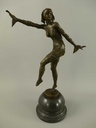 [LA-86239] Bronzeskulptur Bronzefigur Frau #86239 Bild 5