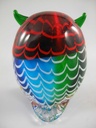 [LA-86293] Skulptur Glas Eule Uhu farbig Bild 5