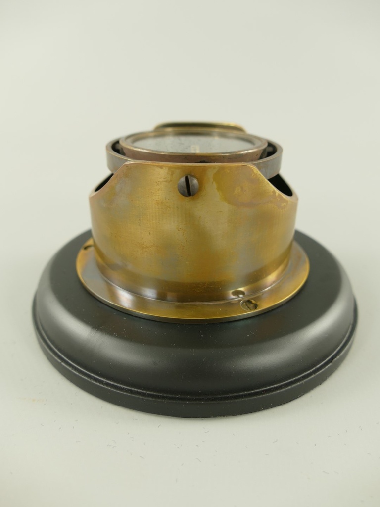 [LA-86309] Kompaß Messing brüniert D.12x6cm Bild 6