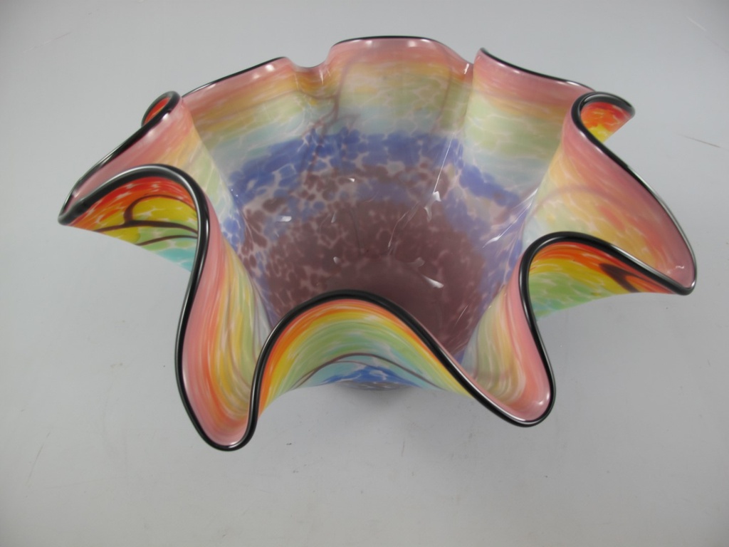 [LA-86318] Glas Vase farbe D.43x22cm Bild 2