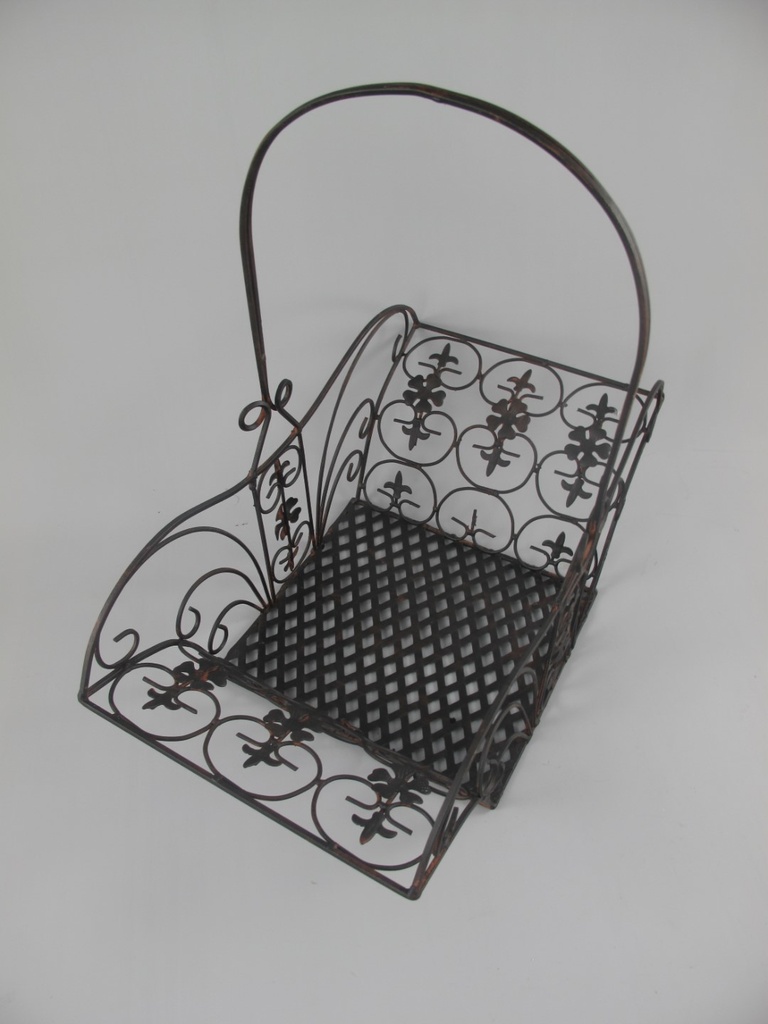 [LA-86356] Korbset Röst/braun Eisen H.38/41/43-L.41/44/47cm Bild 5