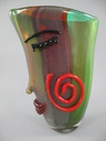 [LA-86357] Glas Vase farbe H.36x26x11cm Bild 2