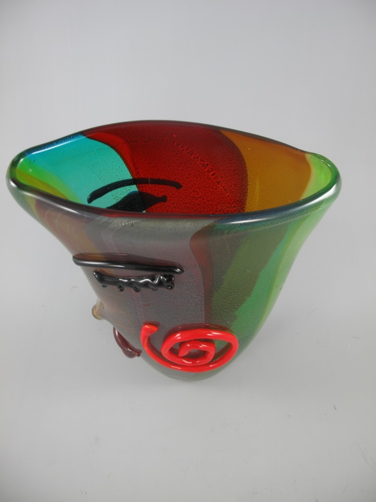 [LA-86357] Glas Vase farbe H.36x26x11cm Bild 5