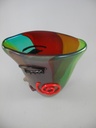 [LA-86357] Glas Vase farbe H.36x26x11cm Bild 5