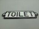 [LA-86365] Schild TOILET rustikal Eisen L.18x5cm Bild 2