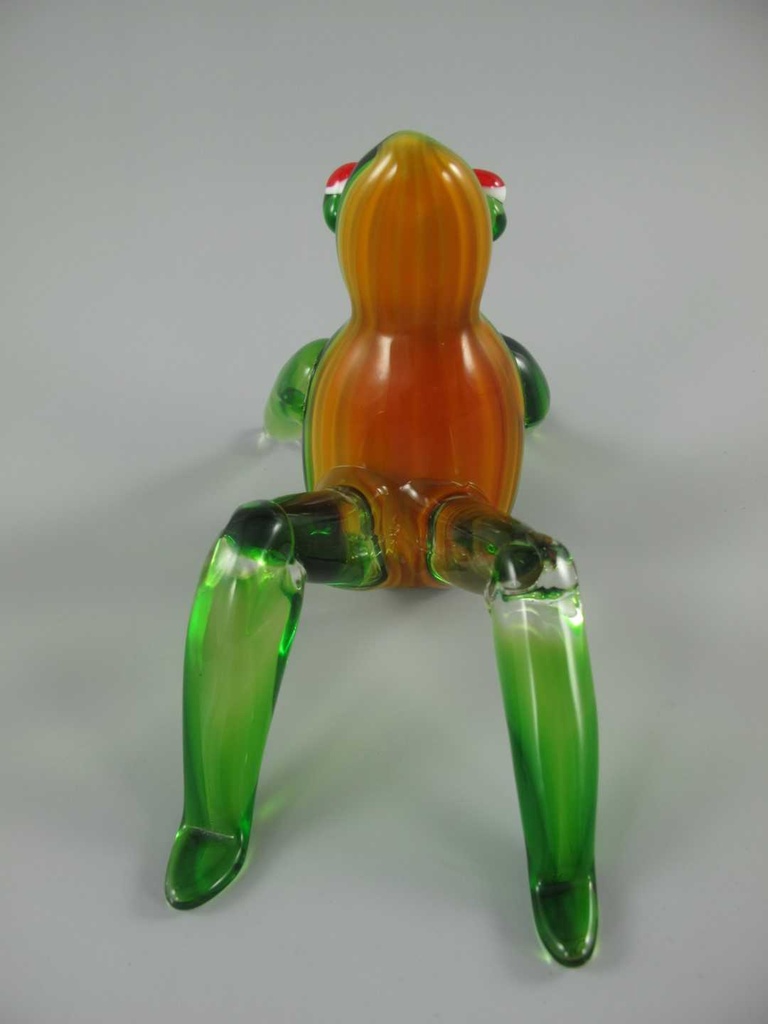 [LA-86375] Skulptur Glas Frosch farbig Bild 4