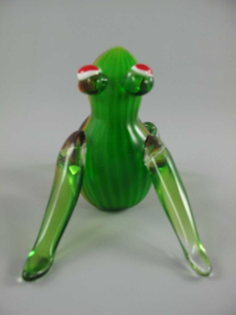 [LA-86375] Skulptur Glas Frosch farbig Bild 5