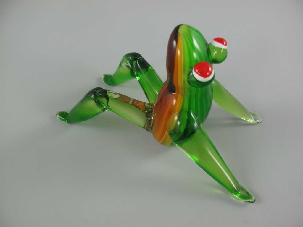 [LA-86375] Skulptur Glas Frosch farbig Bild 6