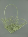 [LA-86484] Korbset Eisen weiß Set/3 H.38/41/43-L.41/44/47cm Bild 4