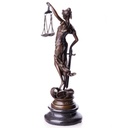 [LA-88069] Skulptur Figur Bronzeskulptur Bronzefigur Justitia Bild 3