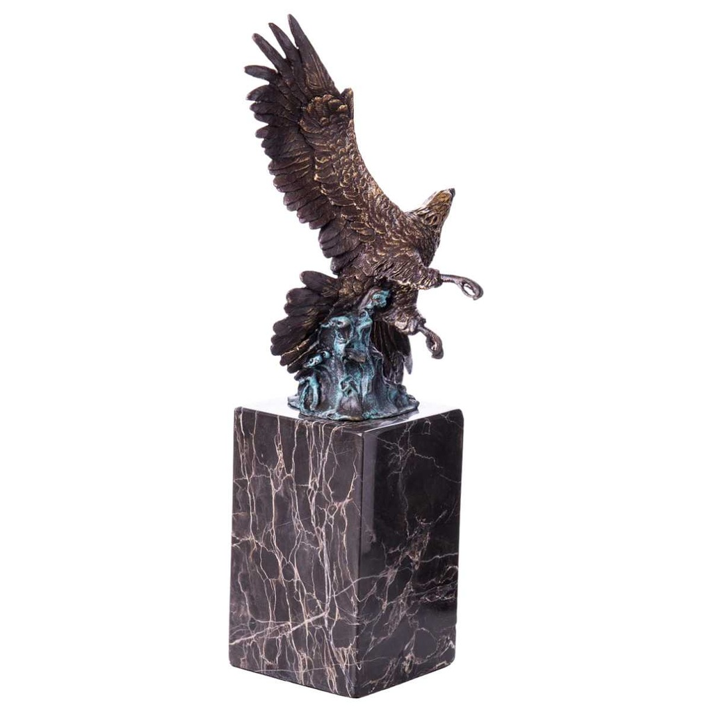 [LA-88075] Skulptur Figur Bronzeskulptur Bronzefigur Adler Bild 2