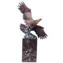 [LA-88075] Skulptur Figur Bronzeskulptur Bronzefigur Adler Bild 3