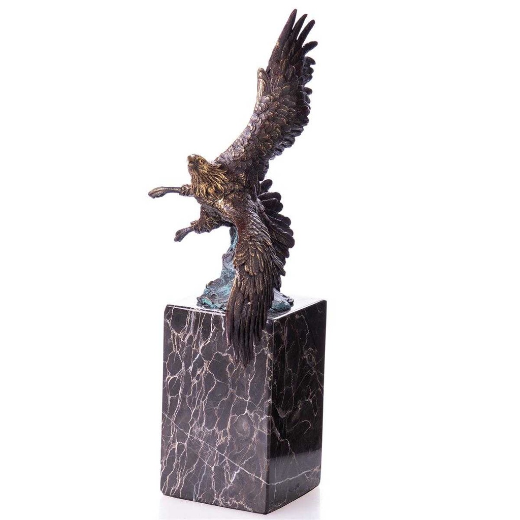 [LA-88075] Skulptur Figur Bronzeskulptur Bronzefigur Adler Bild 4