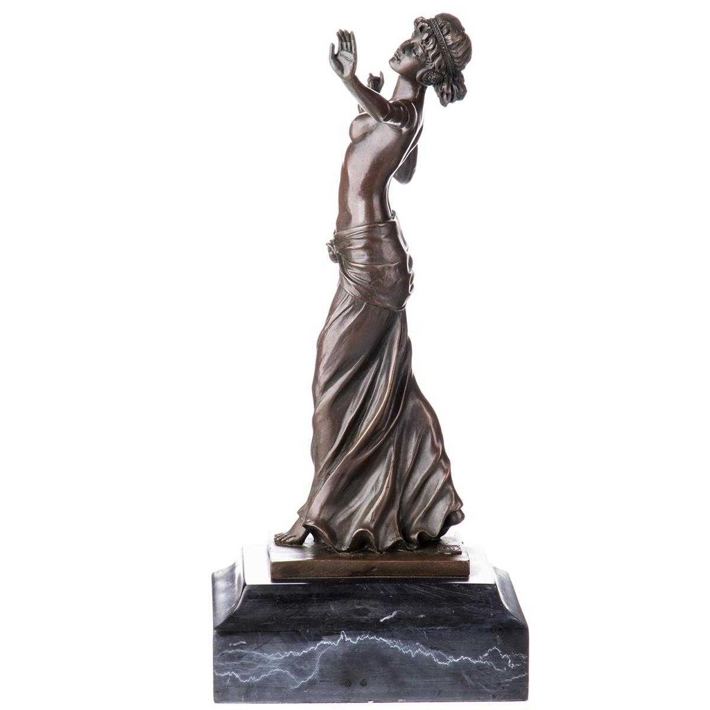 [LA-88119] Skulptur Figur Bronzeskulptur Bronzefigur Tänzerin Akt Bild 3