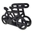 [LA-88217] Fahrradständer Skulptur Fahrrad Gusseisen Schwarz 32x22x10 cm Bild 2
