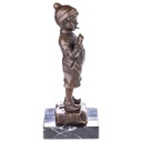 [LA-96829] Skulptur Figur Statue Bronzeskulptur Bronzefigur Bronze Junge mit Cigarette nach Schmidt-Felling Bild 2