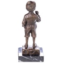 [LA-96829] Skulptur Figur Statue Bronzeskulptur Bronzefigur Bronze Junge mit Cigarette nach Schmidt-Felling Bild 3