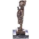 [LA-96829] Skulptur Figur Statue Bronzeskulptur Bronzefigur Bronze Junge mit Cigarette nach Schmidt-Felling Bild 4