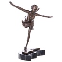 [LA-96834] Skulptur Figur Statue Bronzeskulptur Bronzefigur Bronze Eiskunstläuferin Bild 2