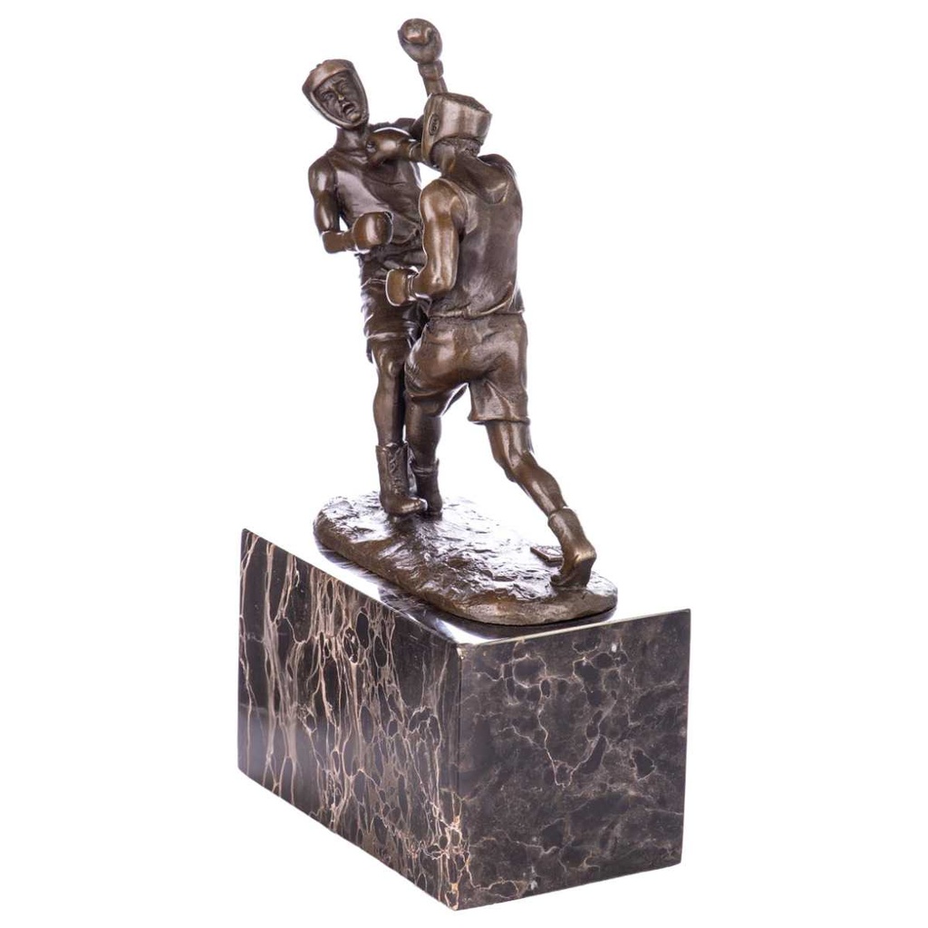 [LA-96835] Skulptur Figur Statue Bronzeskulptur Bronzefigur Bronze Boxer Bild 2