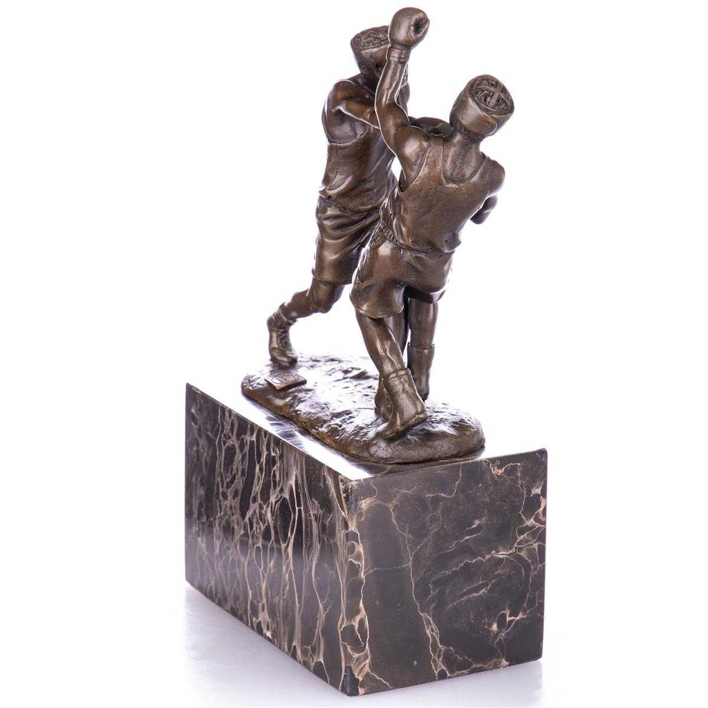 [LA-96835] Skulptur Figur Statue Bronzeskulptur Bronzefigur Bronze Boxer Bild 3