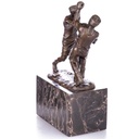 [LA-96835] Skulptur Figur Statue Bronzeskulptur Bronzefigur Bronze Boxer Bild 3