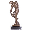 [LA-96845] Skulptur Figur Statue Bronzeskulptur Bronzefigur Bronze Männlicher Akt Adam nach Rodin Bild 3