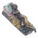[LA-96848] Skulptur Figur Statue Bronzeskulptur Bronzefigur Bronze Weiblicher Akt mit abnehmbarer Decke farbig Bild 3