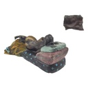 [LA-96848] Skulptur Figur Statue Bronzeskulptur Bronzefigur Bronze Weiblicher Akt mit abnehmbarer Decke farbig Bild 5