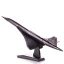 [LA-96867] Figur Skulptur Gusseisen Flugzeug Modell Concorde Maße (HxBxT) ca. 25x60x27 cm Bild 2
