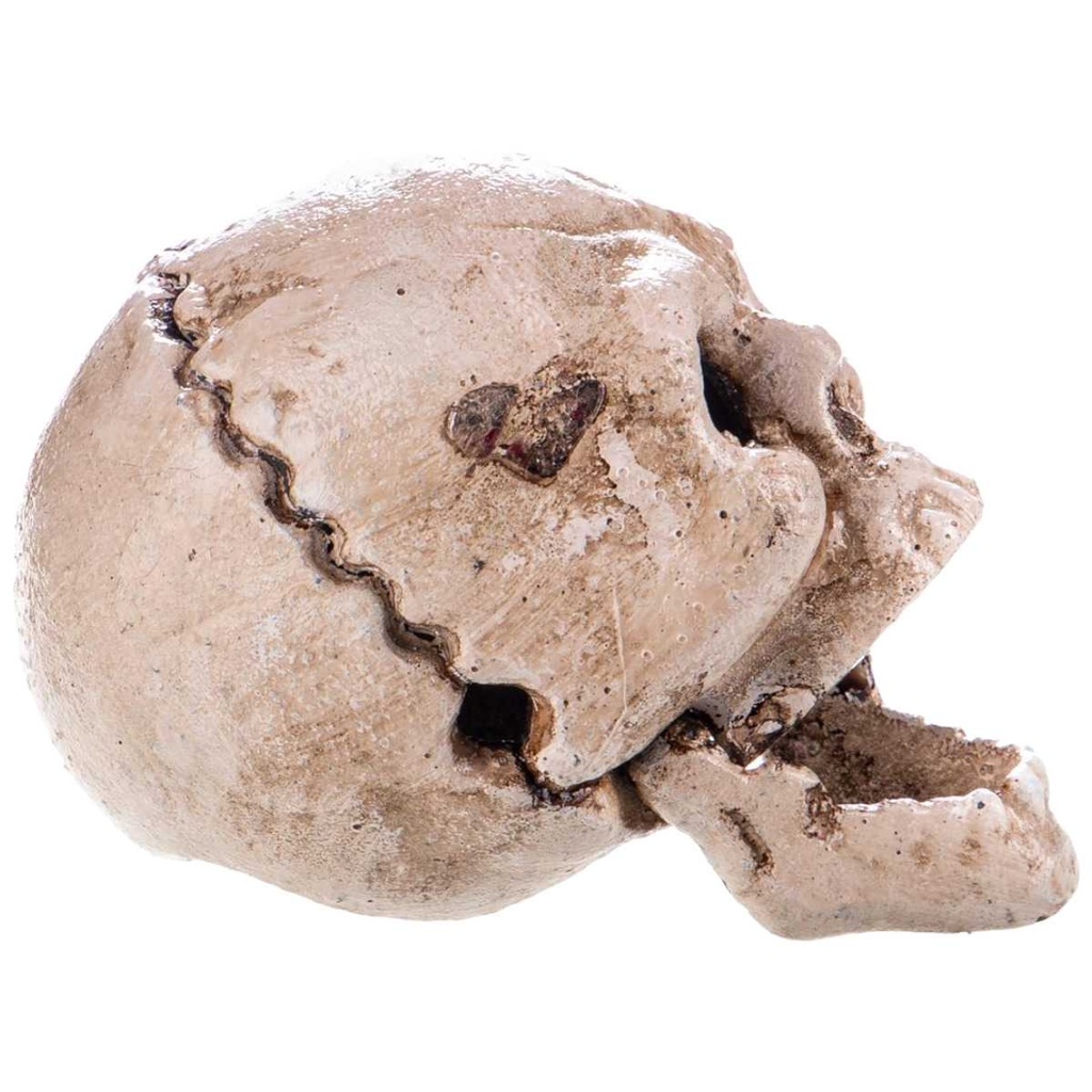 [LA-96870] Flaschenöffner Totenkopf Altweiß Gusseisen Bild 2