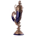 [LA-96876] Porzellan mit Bronze Deckelvase Pferd Maße (HxBxT) ca. 55x30x18 cm Bild 2