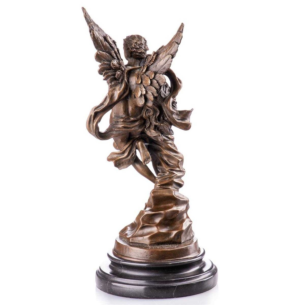 [LA-96892] Skulptur Figur Statue Bronzeskulptur Bronzefigur Bronze Amor und Psyche Bild 4