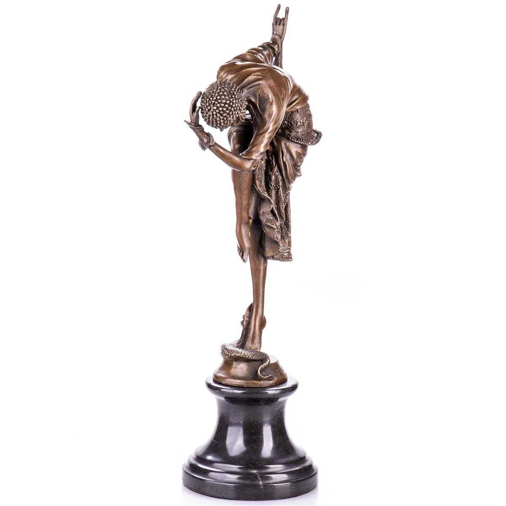 [LA-96893] Skulptur Figur Statue Bronzeskulptur Bronzefigur Bronze Tänzerin Ankara Dancer nach D.H.Chiparus Bild 3