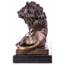 [LA-96895] Skulptur Figur Statue Bronzeskulptur Bronzefigur Bronze Löwe Bild 3