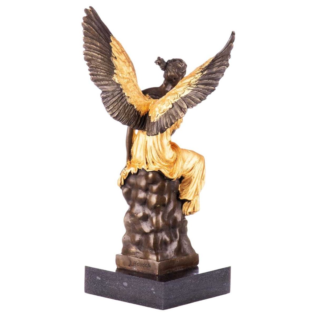 [LA-96902] Skulptur Figur Statue Bronzeskulptur Bronzefigur Bronze Goldene Engel Gold Bild 2