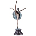 [LA-96906] Skulptur Figur Statue Bronzeskulptur Bronzefigur Bronze Ballerina farbig Bild 2