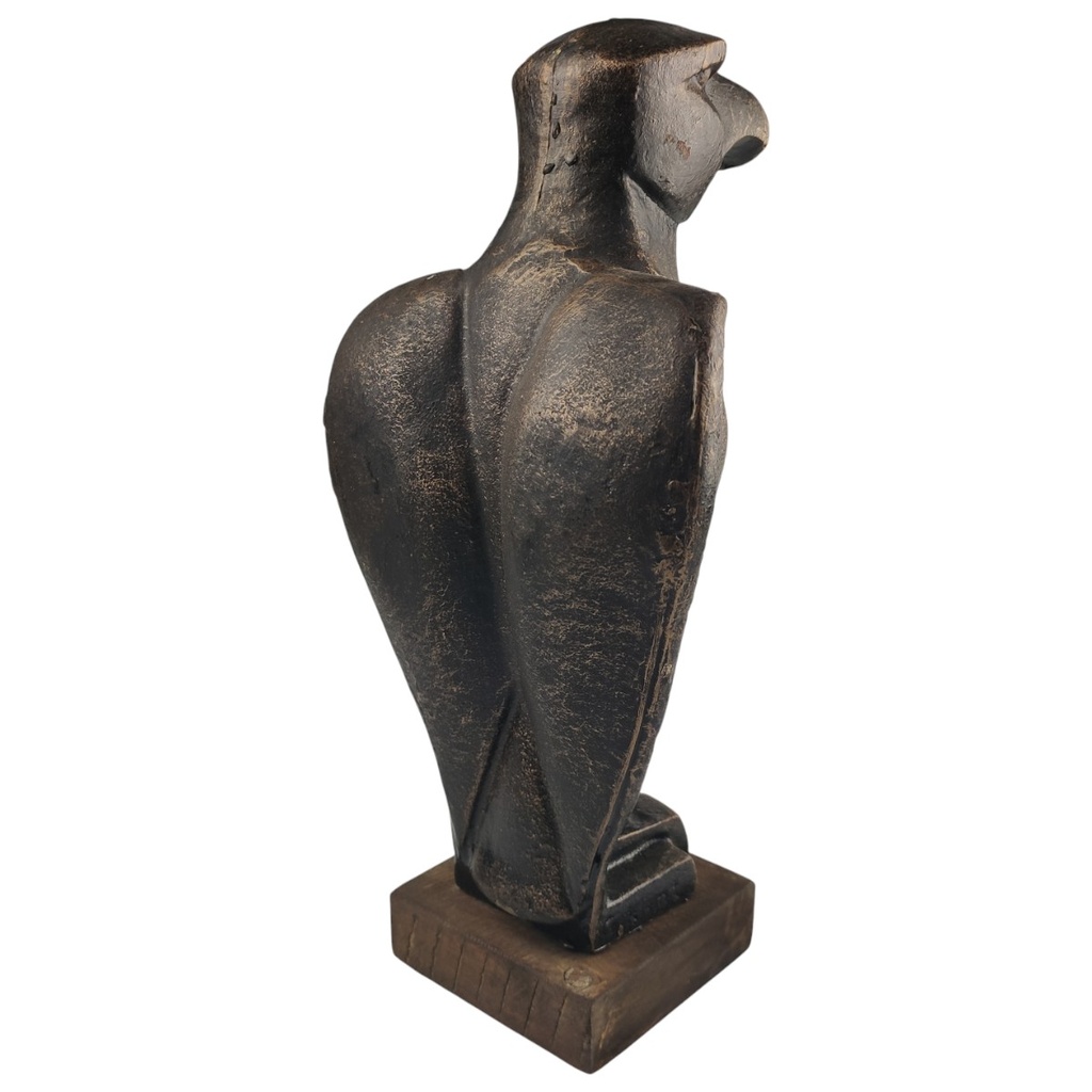 [LA-97279] Skulptur Gusseisen Adler auf Holzsockel Bild 5