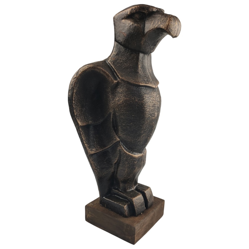 [LA-97279] Skulptur Gusseisen Adler auf Holzsockel Bild 7