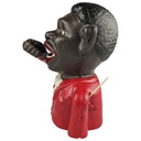 [LA-98491] Spardose Geldbank Skulptur Gusseisen Afrikaner Man mechanisch Bild 4