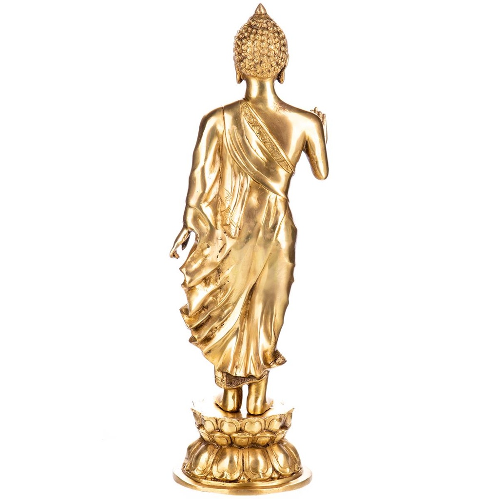 [LA-98922] Messingfigur Buddha Bild 2