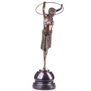 [2120713] Art Deco Bronzefigur Tänzerin mit Ring nach D.H.Chiparus Bild 4