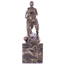 [LA-98930] Bronzeskulptur Bronzefigur Fußballer Bild 4