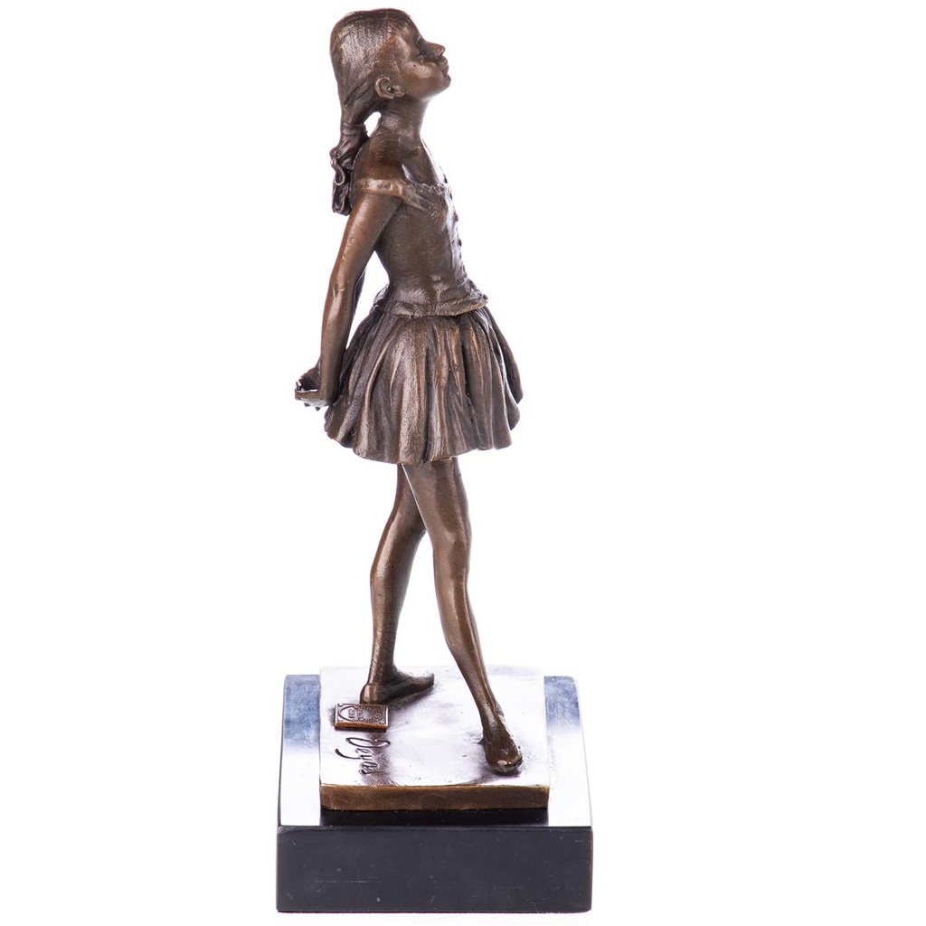 [LA-98937] Bronzeskulptur Bronzefigur Kleine 14 Jährige Tänzerin nach Degas Bild 2