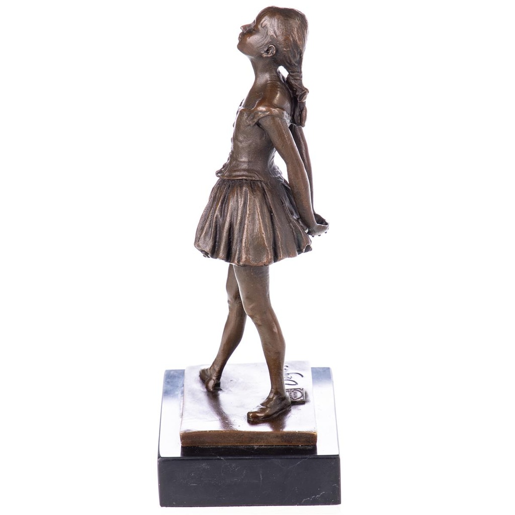 [LA-98937] Bronzeskulptur Bronzefigur Kleine 14 Jährige Tänzerin nach Degas Bild 4