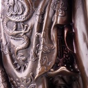 [LA-98947] Asiatica Bronzefigur Legänderer Chinesischer General Guan Yu Bild 3