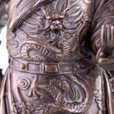 [LA-98947] Asiatica Bronzefigur Legänderer Chinesischer General Guan Yu Bild 4