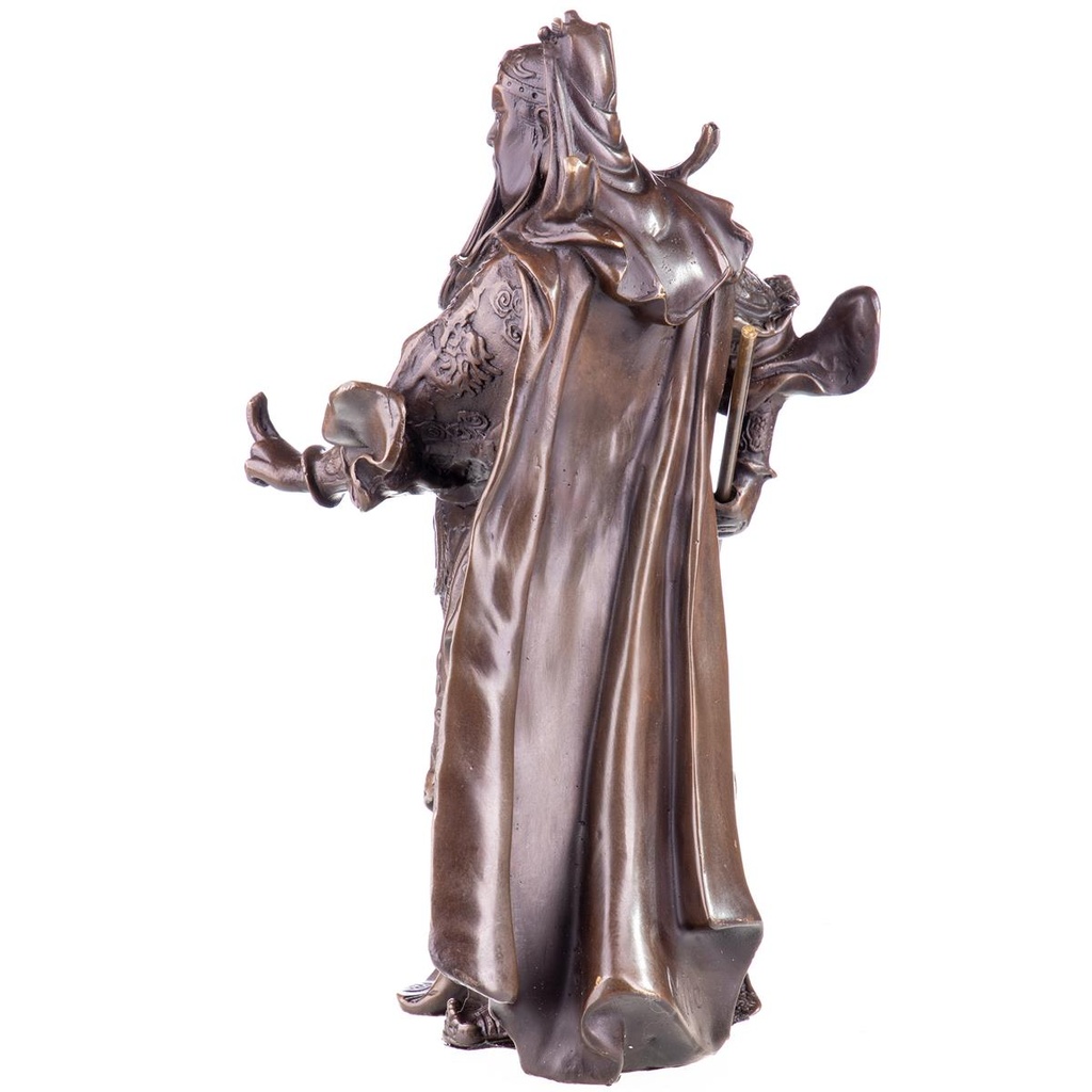 [LA-98947] Asiatica Bronzefigur Legänderer Chinesischer General Guan Yu Bild 6
