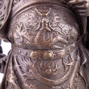 [LA-98950] Asiatica Bronzefigur Legänderer Chinesischer General Guan Yu Bild 5